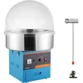 Produktbild: VEVOR Elektrische Zuckerwattemaschine, 1 kW Zuckerwattegeräte, Kommerzielle Zuckerwattemaschine mit Abdeckung, Edelstahlschüssel, Zuckerschaufel, Schublade, für Kindergeburtstage, Familienfeiern, Blau