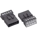 Produktbild: WAGO 890-215 Netz-Steckverbinder WINSTA MINI Stecker, gerade Gesamtpolzahl: 4...