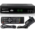 Produktbild: hd-line Tempo 4000 A DVBT2 Receiver Full HD 1080P 4K für TV (HEVC/H.265 HDMI SCART, USB 2.0, DVBT-2, DVB-T2, DVB T2, DVBT 2), Reciver, Resiver, Empfänger, Schwarz, tmp4000