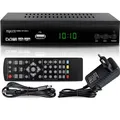 Produktbild: Tempo 4000 A DVBT2 Receiver Full HD 1080P 4K für TV HEVC/H.265 HDMI SCART USB...
