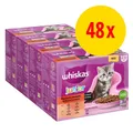 Produktbild: WHISKAS 2-12 MON KATZENFUTTER JUNIOR PORTIONSBEUTEL  AUSWAHL IN SAUCE 48x85g