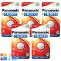 Produktbild: 5x Panasonic CR2032 3V Lithium Knopfzellen Batterien Blisterpack