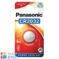 Produktbild: 1x Panasonic CR2032 3V Lithium-Knopfzellen Batterie Blister Pack