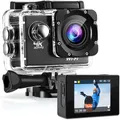 Produktbild: Strex Action Cam 4K 16MP - 60FPS / 30M Wasserdicht / WiFi - Inklusive Zubehör - Action Kamera - Unterwasserkamera