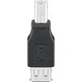 Produktbild: GOOBAY 50291 - USB 2.0 Adapter, B-Stecker > A-Buchse, Schwarz