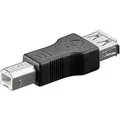 Produktbild: Goobay - Usb 2.0 Hi-speed-adapter, Usb-2.0-buchse (typ A) Usb-2.0-stecker (typ B). Anschluss, Typ Usb-2.0-buchse (typ A)