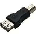Produktbild: Goobay USB 2.0 Hi-Speed Adapter USB 2.0-Buchse Typ A auf USB 2.0-Stecker Typ B - Schwarz