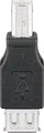 Produktbild: GOOBAY 50291 - USB 2.0 Adapter, B-Stecker > A-Buchse, Schwarz