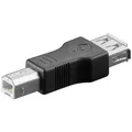 Produktbild: USB2.0-Adapter B-Stecker auf A-Buchse Gender Changer