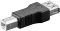 Produktbild: USB 2.0 Hi-Speed Adapter USB 2.0-Buchse Typ A auf USB 2.0-Stecker Typ B Drucker