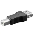 Produktbild: USB 2.0 Hi-Speed Adapter A Buchse > B Stecker für Drucker Scanner Festplatten