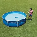 Produktbild: Wiederaufladbarer Spa- und Poolstaubsauger Weiß und Hellblau PVC Poolstaubsauger
