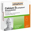 Produktbild: Calcium D3-ratiopharm Brausetabletten 100 St