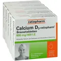 Produktbild: Calcium D3 ratiopharm 600mg/400 internationale Einheiten