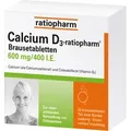 Produktbild: Calcium D3 ratiopharm Brausetabletten 100 St