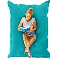 Produktbild: Green Bean Sitzsack XXL 140x180cm 380 Liter Kinder & Erwachsene Bean Bag EPS Perlen Füllung Riesensitzsack Groß Draußen Outdoor Liegekissen Waschbar Wetterfest Lounge Sitzkissen Bodenkissen Türkis