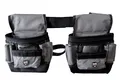 Produktbild: kwb Werkzeug-Tasche 2-teilig aus robustem Nylon - Mit doppelten Nahtreihen und zusätzlichen Nieten - Inklusive Nylon-Gürtel - 19 x 8.5 x 21 cm
