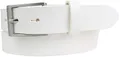 Produktbild: BELTINGER Kinder-Gürtel aus Vollrindleder 3 cm | Leder-Gürtel für Jungen Mädchen 30mm | für Jeans, Anzug, Kleid, Rock | Weiß 65cm