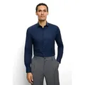 Produktbild: OLYMP Langarmhemd Level 5 Businesshemd, body fit, Royal-Kentkragen, unifarben blau 40