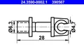 Produktbild: ATE 24.3590-0002.1 HALTER, BREMSLEITUNG