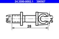 Produktbild: ATE 24.3590-0002.1 Halter, Bremsleitung