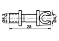 Produktbild: ATE Halter, Bremsleitung Ø 6,3 mm (24.3590-0002.1)