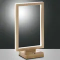 Produktbild: Fabas Luce LED Tischleuchte Bard 300x170mm 15W Warmweiß Gold dimmbar