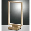 Produktbild: Puristische Bard LED Tischleuchte in Gold edelmatt dimmbar Fabas Luce