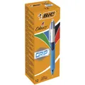 Produktbild: BIC 4 Colours Grip Retractable Ballpoint Pens - Box of 12- Medium Point (1.0 mm)