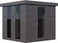Produktbild: Telluria Metallgerätehaus Classico 2424 Luminato granitgrau/anthrazit