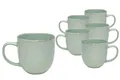 Produktbild: Van Well | URBAN Kaffeebecher 32 cl grün 6er Set - Steinzeug stylisch, handlicher Kaffee - Tee Becher