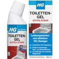 Produktbild: HG Toilettenreiniger Gel Super Stark, effektiver Kalk- und Fleckenentferner – 500 ml