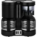 Produktbild: Krups Kaffeemaschine KM 8508, Duothek Plus, mit 2 Glaskannen, je 1,25 Liter, 2200 Watt, schwarz, jeweils bis zu 10 Tassen