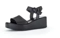 Produktbild: Gabor Damen Keilsandalen, Frauen Sandalen,Best Fitting,Keilsandaletten,Wedge-Heel,hoch,Sommerschuhe,Freizeitschuhe,schwarz,40 EU / 6.5 UK