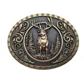 Produktbild: Buck Hunter Deer Hunting Western Antler Head Belt Buckle Gürtelschnallen