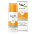 Produktbild: Eucerin Sonnenschutzcreme Oil Control Face Sun Gel-Creme LSF 50+, Verhindert ein klebriges Hautgefühl beim Auftragen