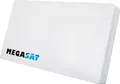 Produktbild: Megasat Flachantenne D1 Profi-Line – Sat-Flachantenne (1 Teilnehmer, wechselbares LNB, Installation an Wand, Mast-/Balkonhalter oder Fenster) – Weiß