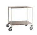 Produktbild: OSWALD Transportgeräte Transportwagen Edelstahl-Tischwagen mit 2 Böden 825 x 575 x 900 mm, 200 kg, C3, (NK60354MRU), korrosionsbeständig, lebensmittelecht, leicht hygienisch zu reinigen