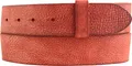 Produktbild: BELTINGER Wechselgürtel aus weichem Vollrindleder Used-Look ohne Schnalle 4 cm | Druckknopf-Gürtel für Damen Herren 40mm | Vintage-Look | Rot 85cm