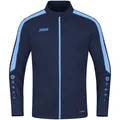 Produktbild: JAKO Polyesterjacke Power (100% rec. Polyester) marineblau/skyblau Kinder, Größe: 116