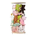 Produktbild: Kuscheltier Aufbewahrung Organizer, Holz Eck Stofftier Regal, Kinderzimmer Hä...