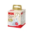 Produktbild: NUK Sauger Nature Sense, Brustähnlicher Flaschenaufsatz aus Silikon, BPA- frei, 1 Packung = 2 Stück, für Kinder von 6 - 18 Monaten (M) 10.124.023