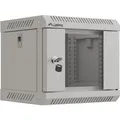 Produktbild: Lanberg Szafa Instalacyjna Rack Wisząca 10 4u 300x300 Szara Drzwi Przeszklone (Flat Pack) (4 HE, 10 Zoll Rack) (WF11-3304-10S)