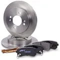 Produktbild: 2x Bremsscheibe Voll Ø234mm + Bremsbeläge Bremsklötze hinten