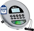 Produktbild: KLIM Nomad CD Player Bluetooth - Tragbarer CD-Player Discman mit langlebigem Akku - Inklusive Kopfhörer - CD-R, CD-RW, MP3 - Mit TF-Reader, Radio FM - Ideal für Autos - Portable Diskman