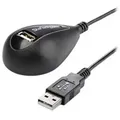 Produktbild: StarTech.com USB 2.0 Verlängerung 1,5m mit Dockingstation - USB-A Verlängerungskabel Stecker auf Buchse mit Standfuss in