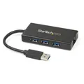 Produktbild: StarTech USB 3.0 to 3-port USB Hub (USB-A, 3 Ports) (ST3300GU3B)