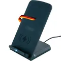Produktbild: SCHWAIGER QLS10S 513 QI Smartphone Ladestation Ladeständer Induktionsladen kabellos Aufladen Charger Stand Wireless 10W induktiv schwarz