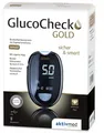 Produktbild: Aktivmed GlucoCheck GOLD mmol/L Blutzuckermessgerät / 1 Set, Diabetes Testgerät