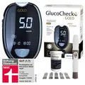 Produktbild: GlucoCheck GOLD BlutzuckermessgerätSet mmol/L mit 10 Blutzuckerteststreifen, ...